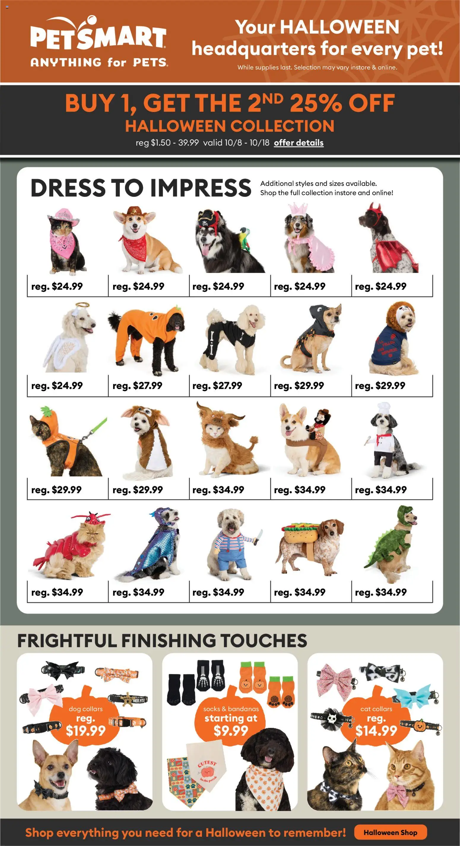 Preview of leaflet Petsmart flyer - Your Halloween from shop Petsmart is valid from Oct 08, 2026