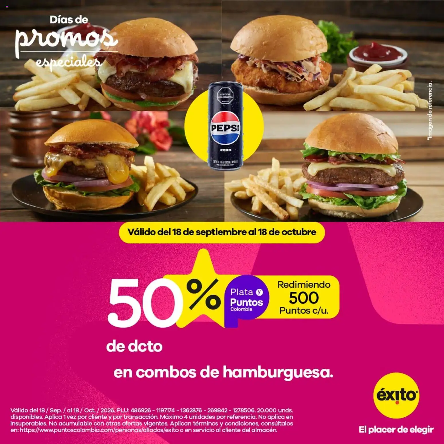  Vista previa del prospecto Éxito catálogo Días de Promos Especiales del almacen Éxito válida del 18/09/2026 al 18/10/2026