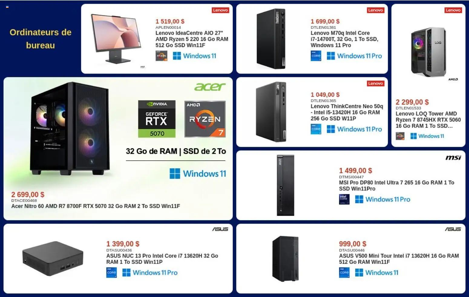 Preview of leaflet Canada Computers weekly flyer from shop Canada Computers is valid from Oct 13, 2026