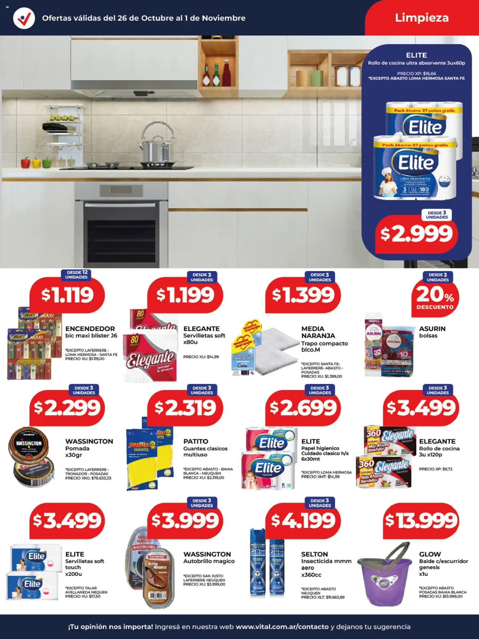 Vista previa del folleto de la tienda Vital válido desde el 26/10/2026 