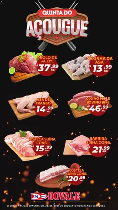 Pré-Visualização do folheto "Dovale ofertas do Açougue" da loja Dovale válido a partir de 28/05/2026