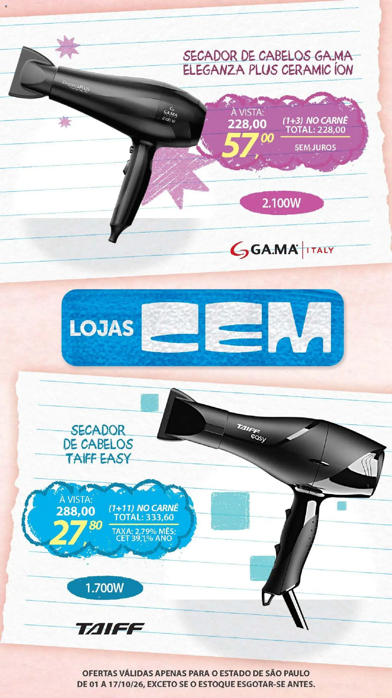 Ofertas Lojas Cem até 17/10/2026. - Página 131