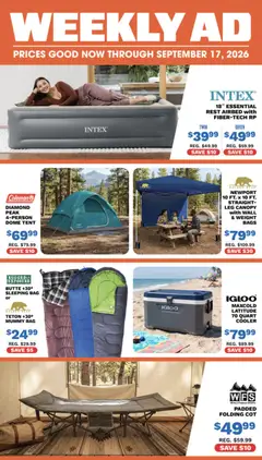 Ad Preview of Big 5 Sporting Goods Big 5 Sporting Goods Weekly Ad from 09/09/2026