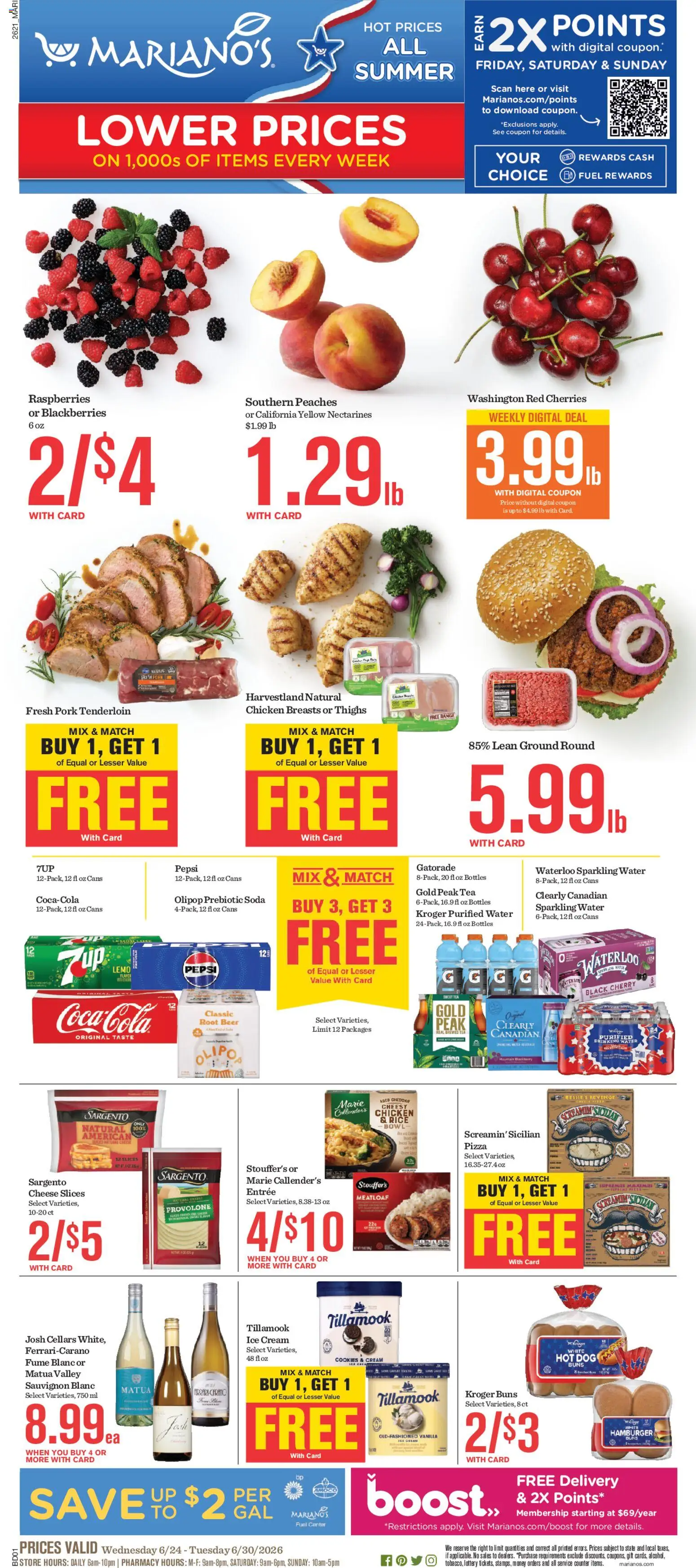 Ad Preview of Mariano's Mariano's Weekly Ad from 06/24/2026