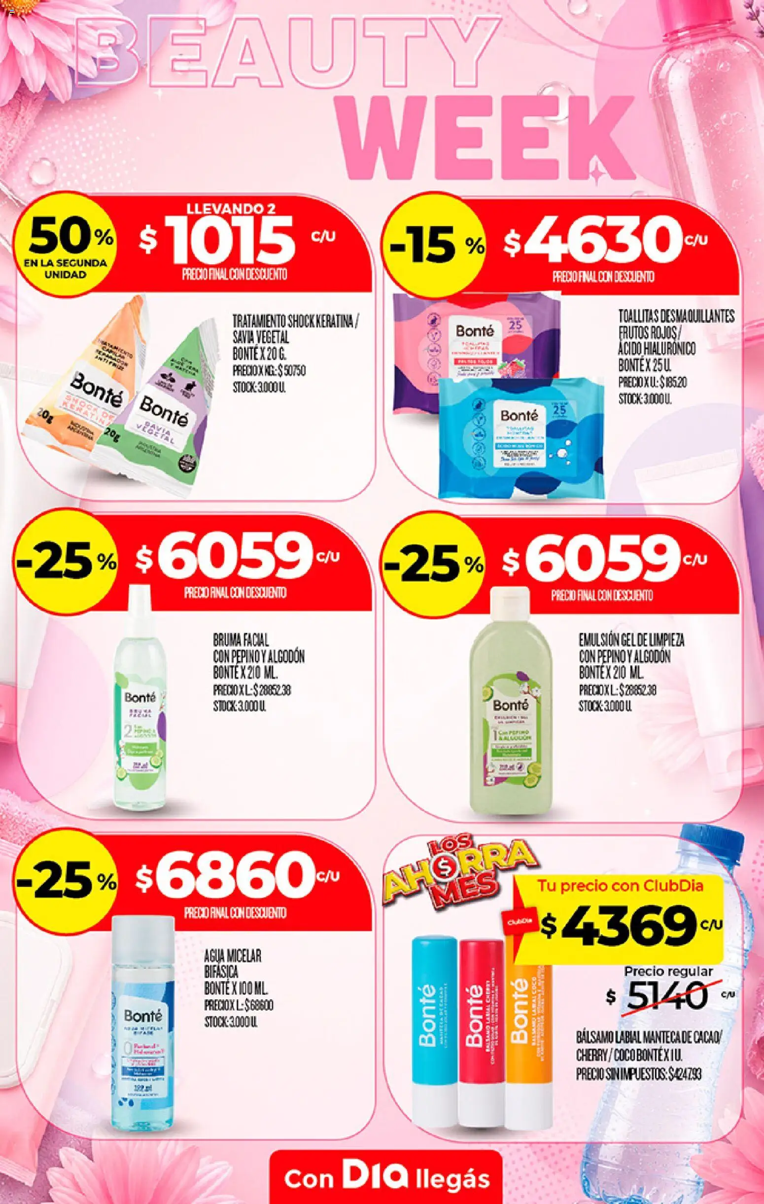 Vista previa del folleto de la tienda Dia válido desde el 16/09/2026 - Coco, Manteca, Algodón, Bruma, Toallitas desmaquillantes, Bálsamo, Bálsamo labial, Emulsión