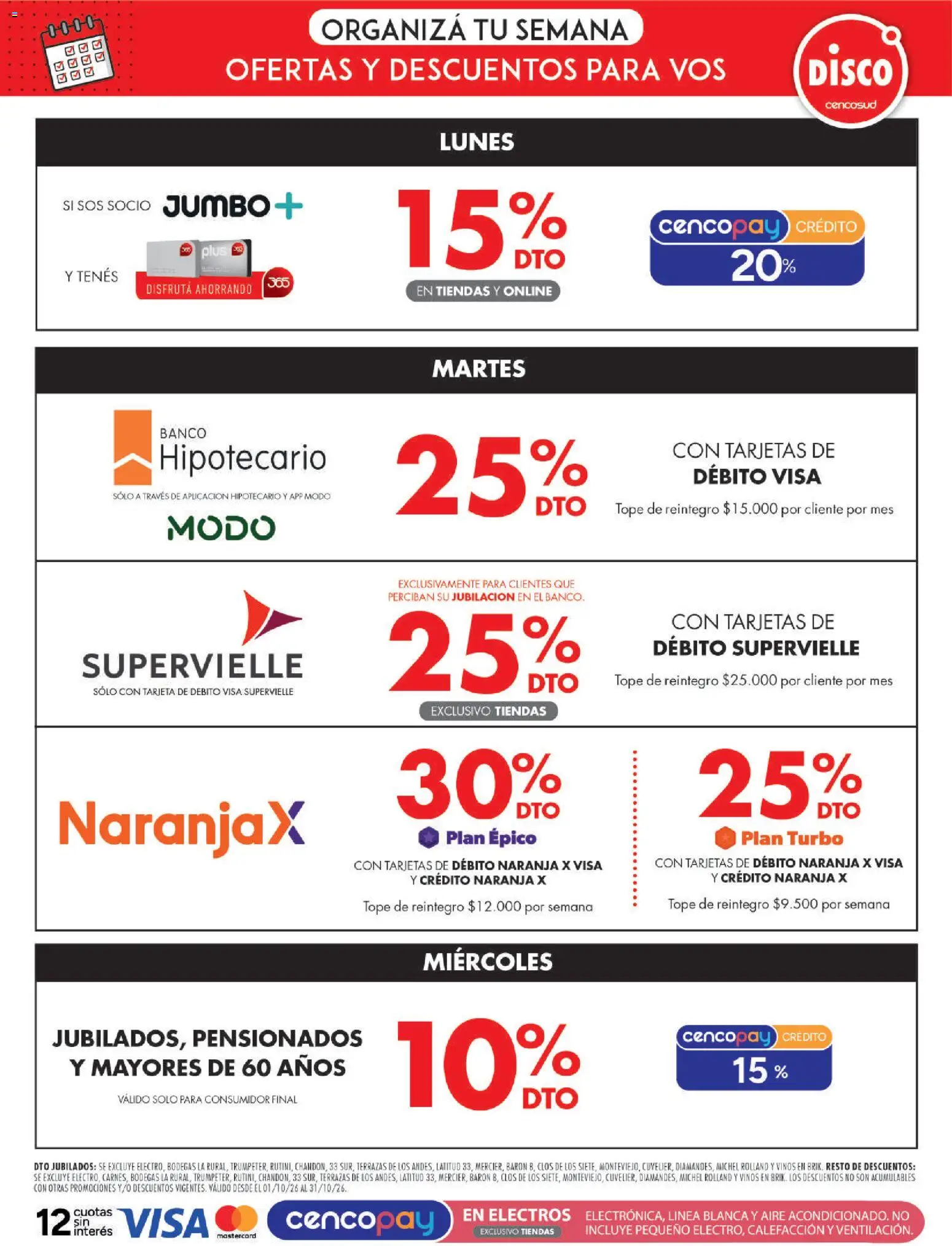 Vista previa del folleto de la tienda Disco válido desde el 09/10/2026 