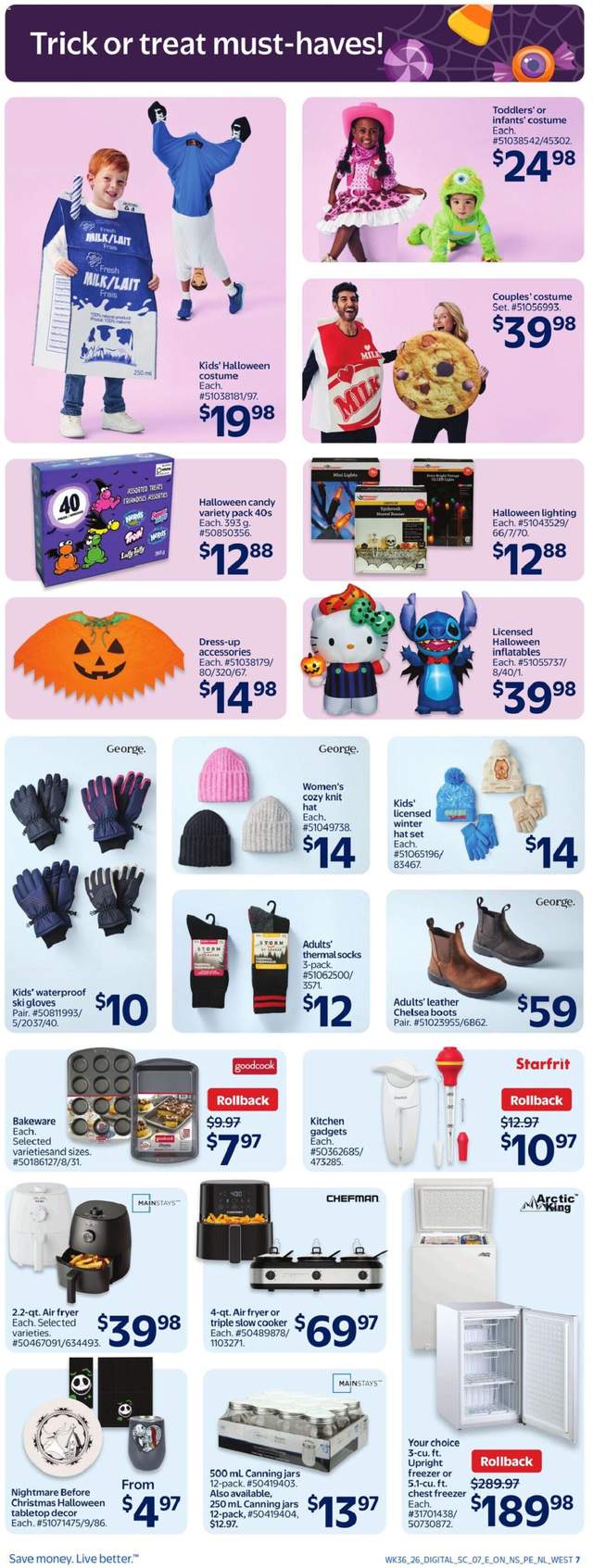 New Walmart flyer from Oct 01