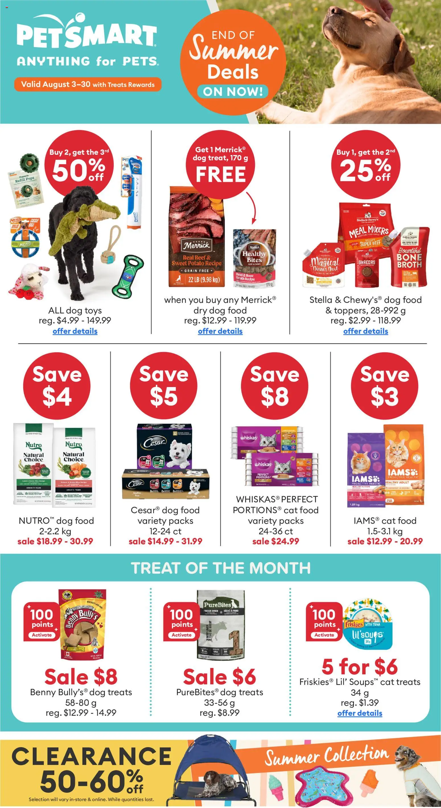 Preview of leaflet Petsmart flyer / circulaire from shop Petsmart is valid from Aug 03, 2026
