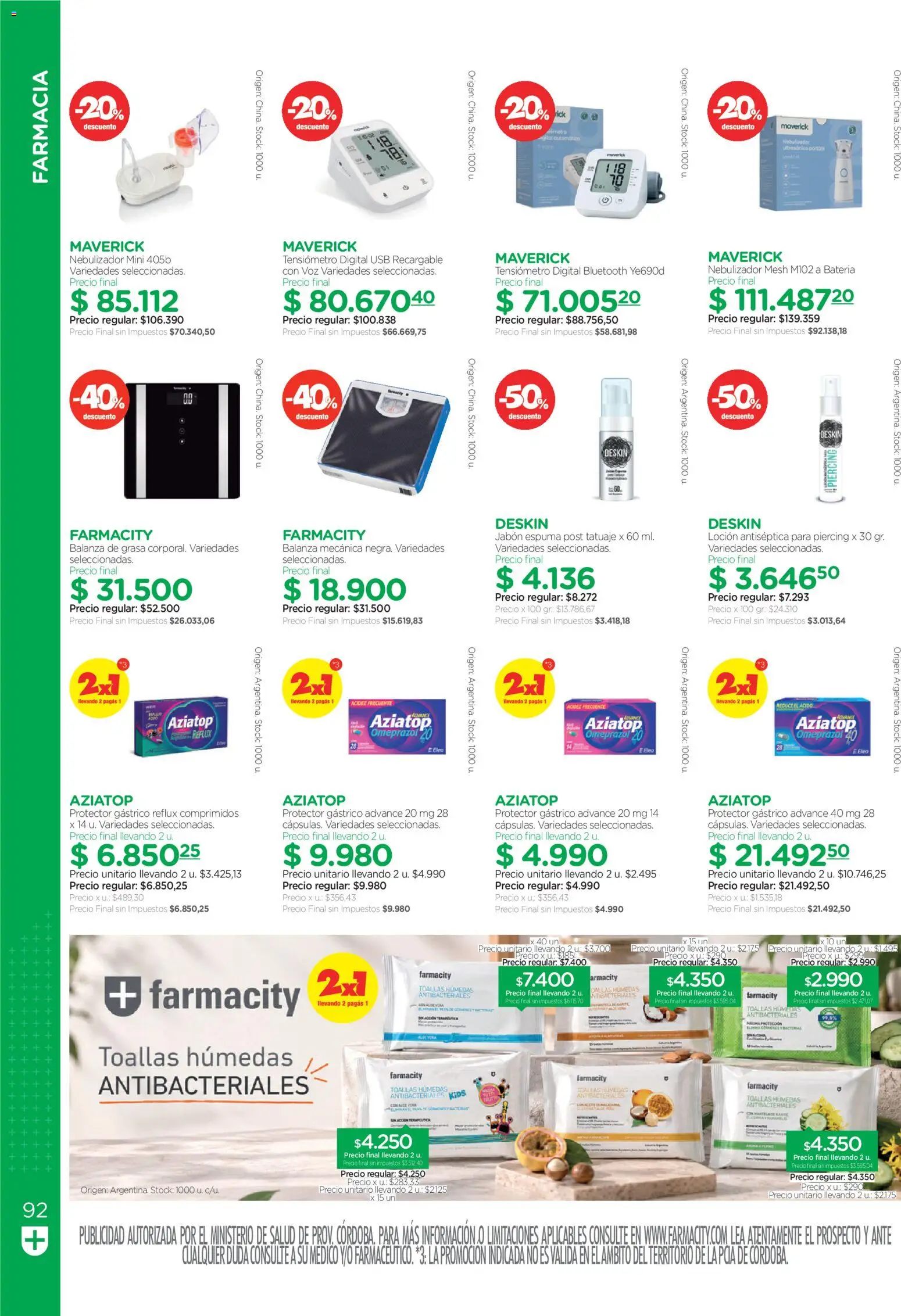 Vista previa del folleto de la tienda Farmacity válido desde el 01/10/2026 