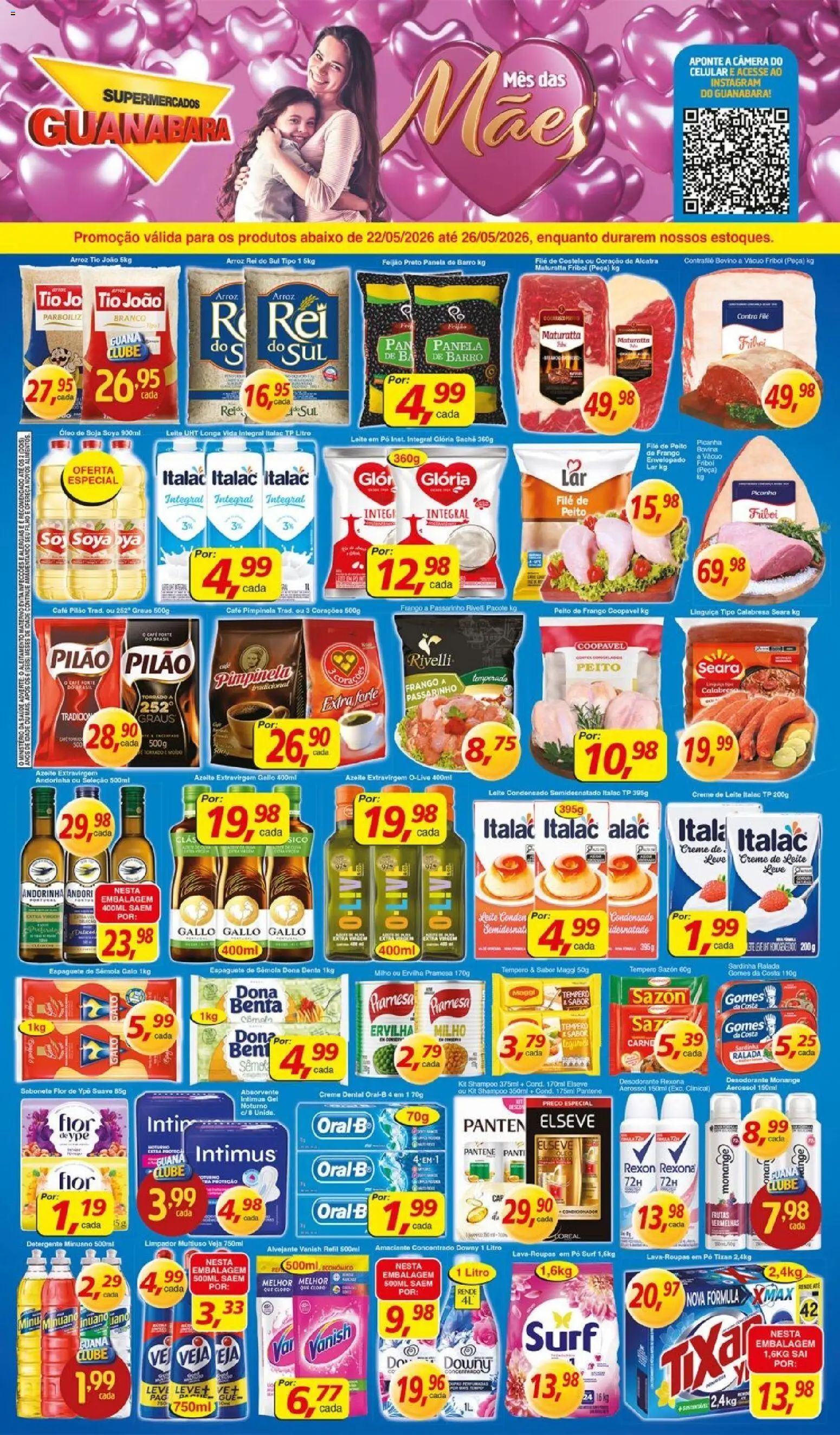 Pré-Visualização do folheto "Guanabara promoção" da loja Supermercados Guanabara válido a partir de 22/05/2026
