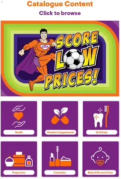 Preview of catalogue Discount Drug Stores catalogue from shop Discount Drug Stores valid 09/07/2026