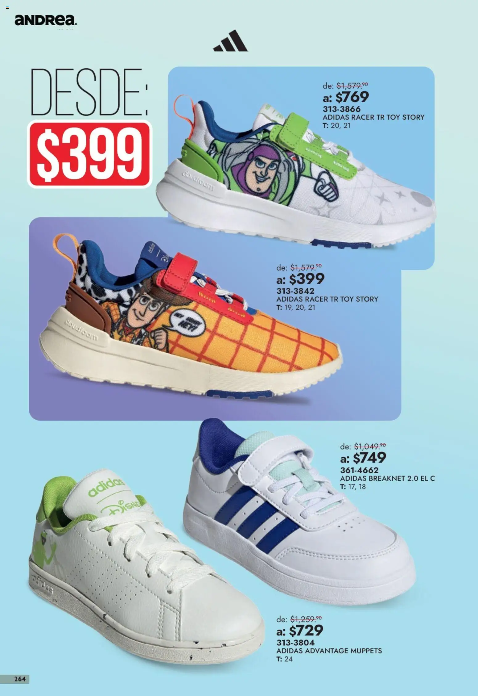 Vista previa las ofertas de la tienda Andrea - Andrea catálogo Outlet desde el 13/09/2026 