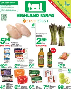 Un aperçu du dépliant Highland Farms weekly flyer / circulaire du magasin Highland Farms est valide à partir 21 mai 2026