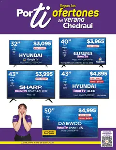 Vista previa las ofertas de la tienda Chedraui - Chedraui folleto Llegan los porti ofertones desde el 22/06/2026 