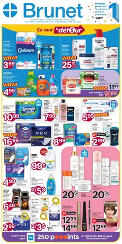 Preview of leaflet Brunet weekly flyer / circulaire from shop Brunet is valid from Apr 23, 2026
