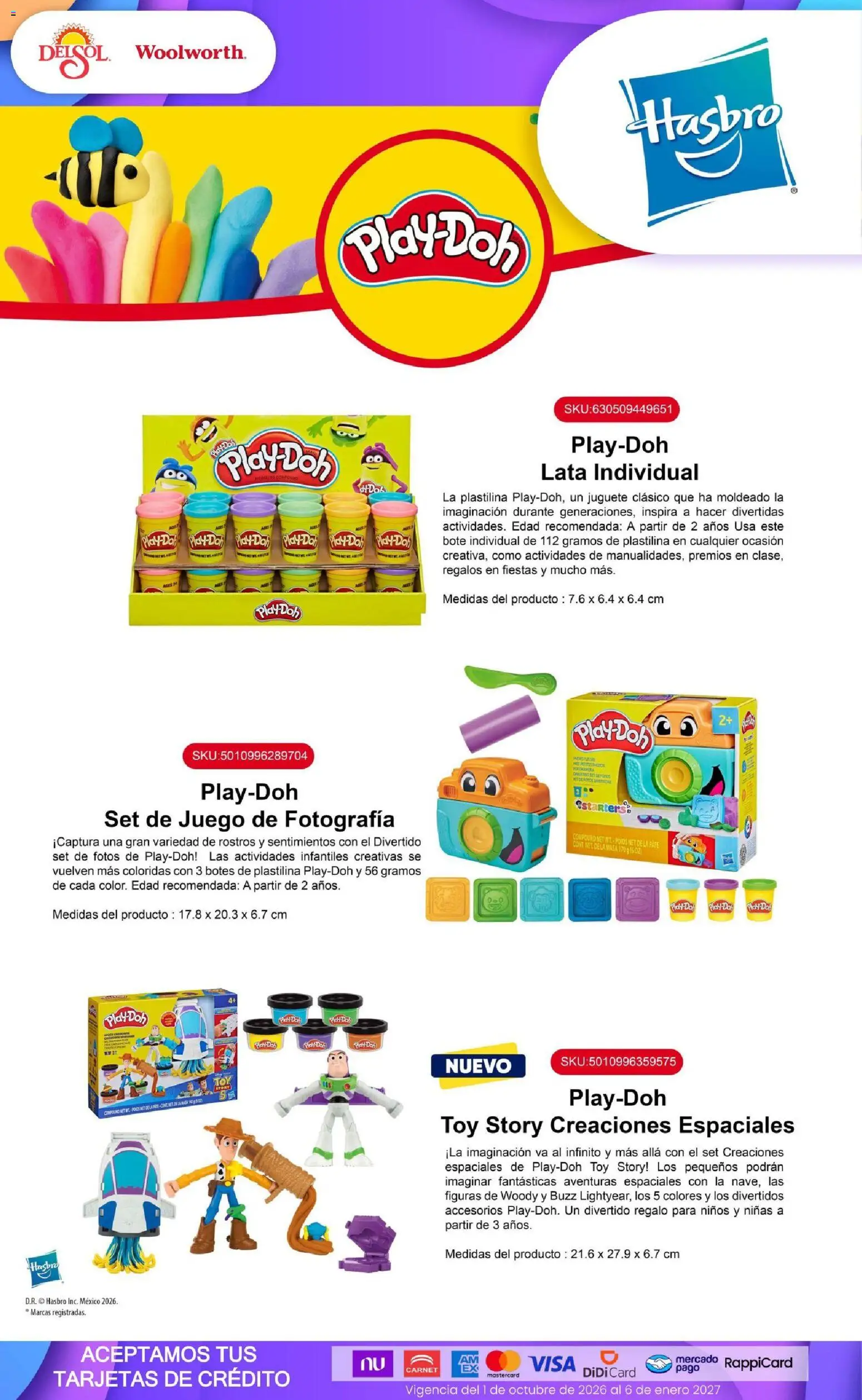 Vista previa las ofertas de la tienda Del Sol y Woolworth - Del Sol y Woolworth catálogo El Castillo del Juguete desde el 01/10/2026 - Juego, Paté