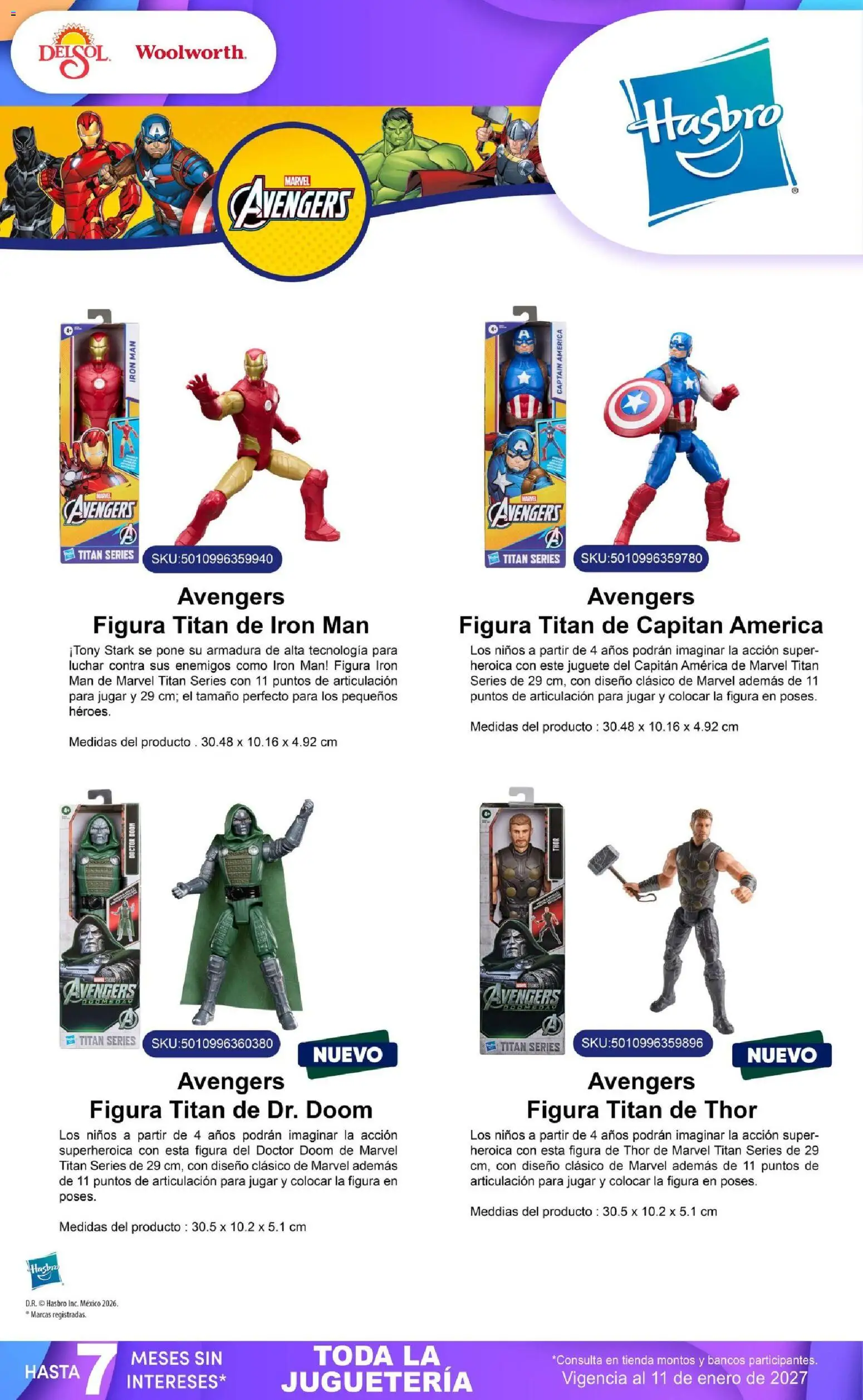 Vista previa las ofertas de la tienda Del Sol y Woolworth - Del Sol y Woolworth catálogo El Castillo del Juguete desde el 01/10/2026 