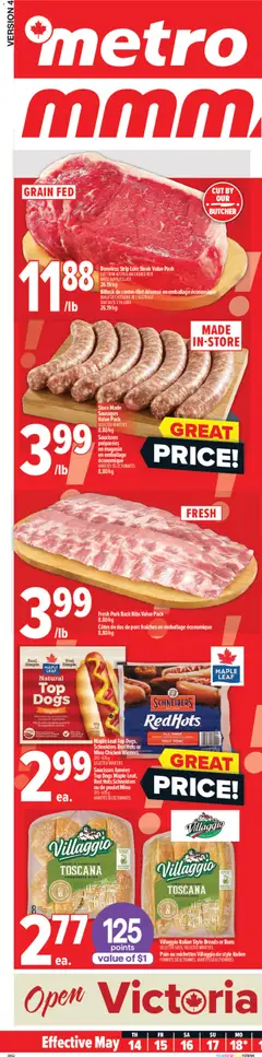 Preview of leaflet Metro weekly flyer - Trois-Pistoles from shop Metro is valid from May 14, 2026