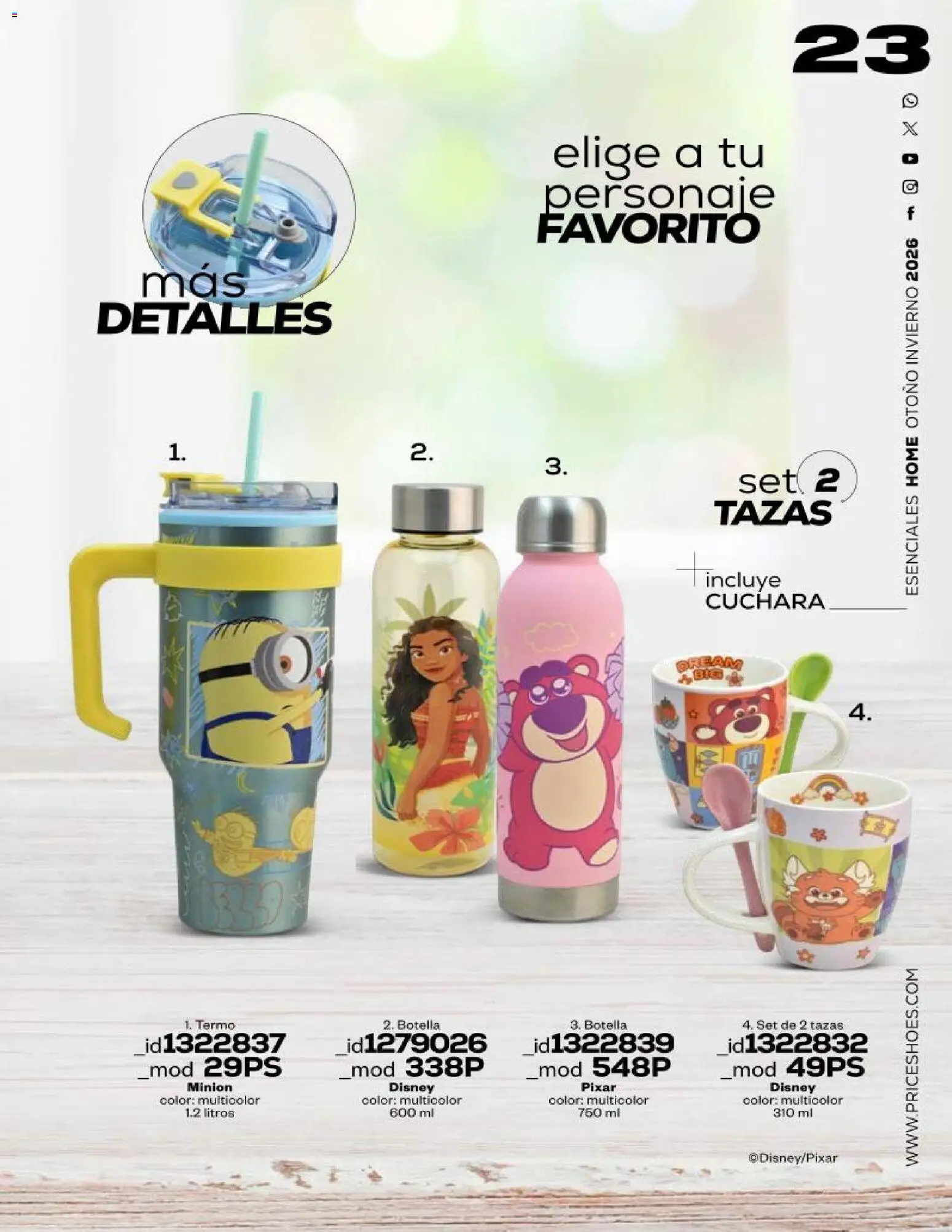 Vista previa las ofertas de la tienda Price Shoes - Price Shoes catálogo Esenciales Home desde el 17/08/2026 