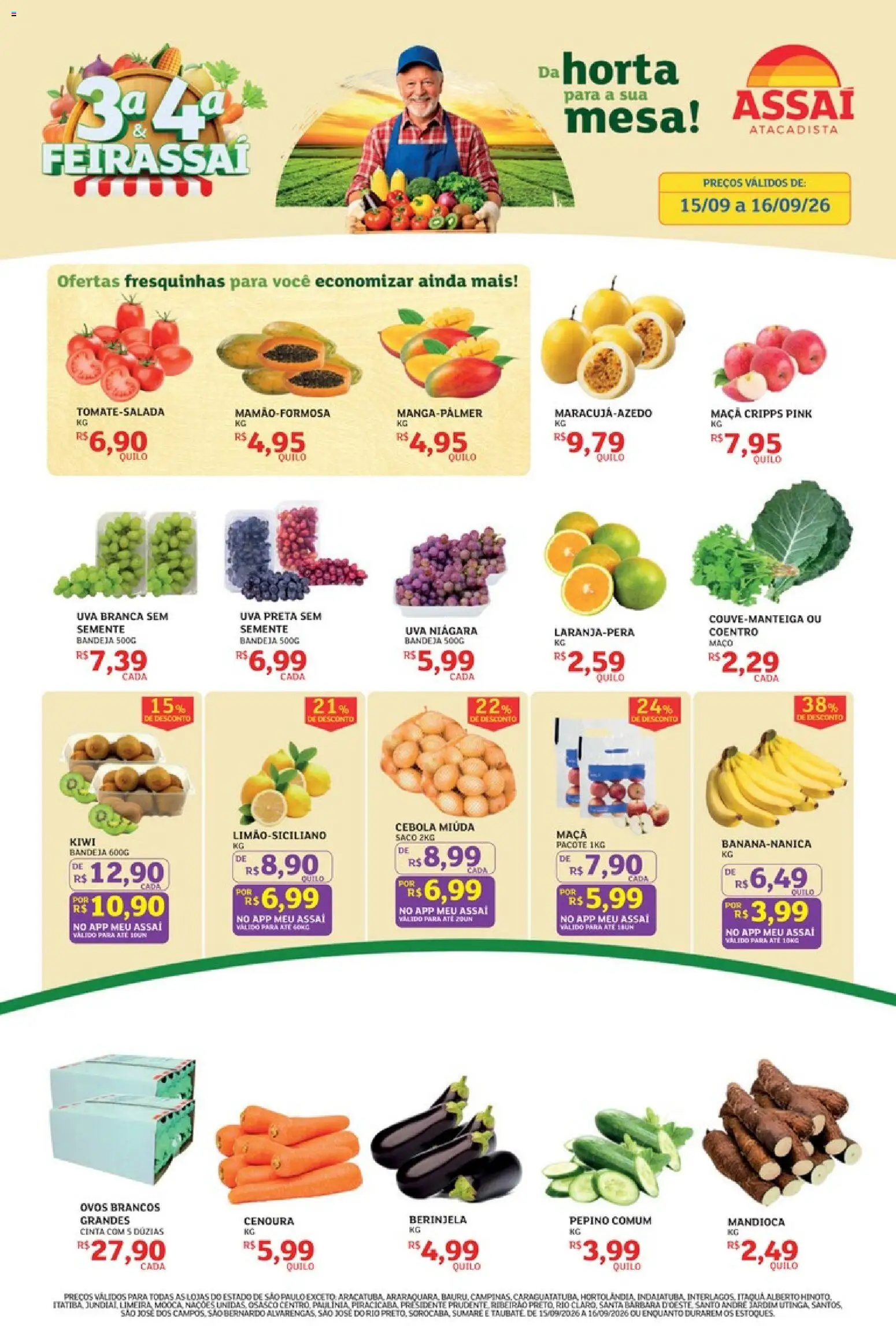 Pré-Visualização do folheto "Assaí Atacadista ofertas - SP" da loja Assaí Atacadista válido a partir de 15/09/2026