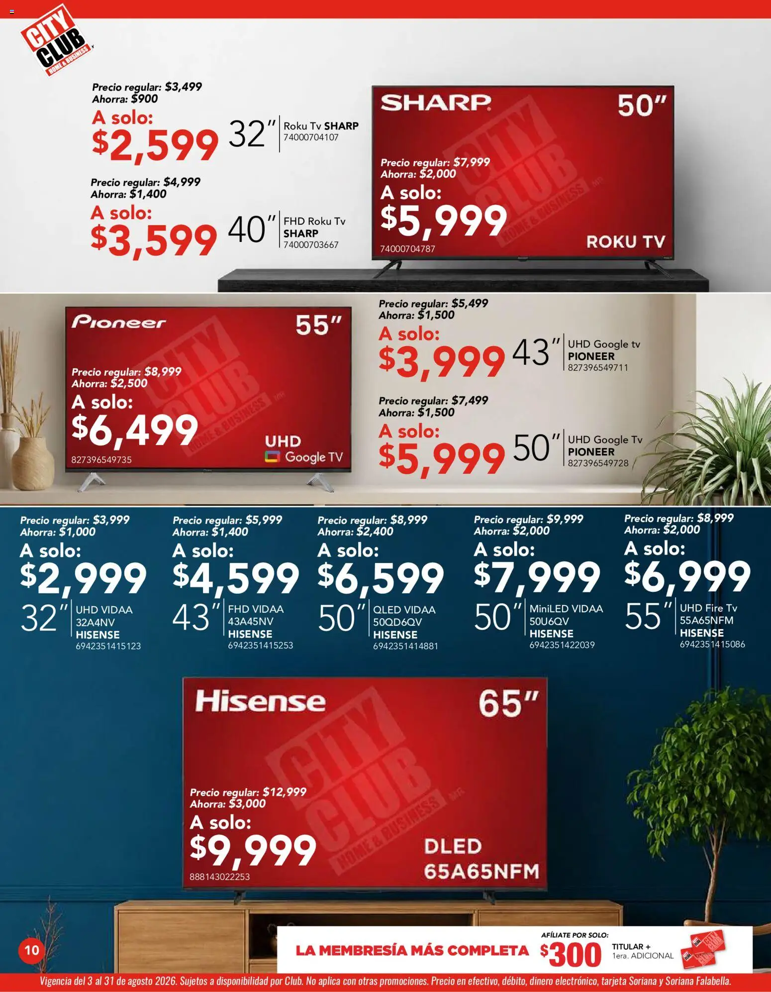 Vista previa las ofertas de la tienda City Club - City Club catálogo desde el 03/08/2026 