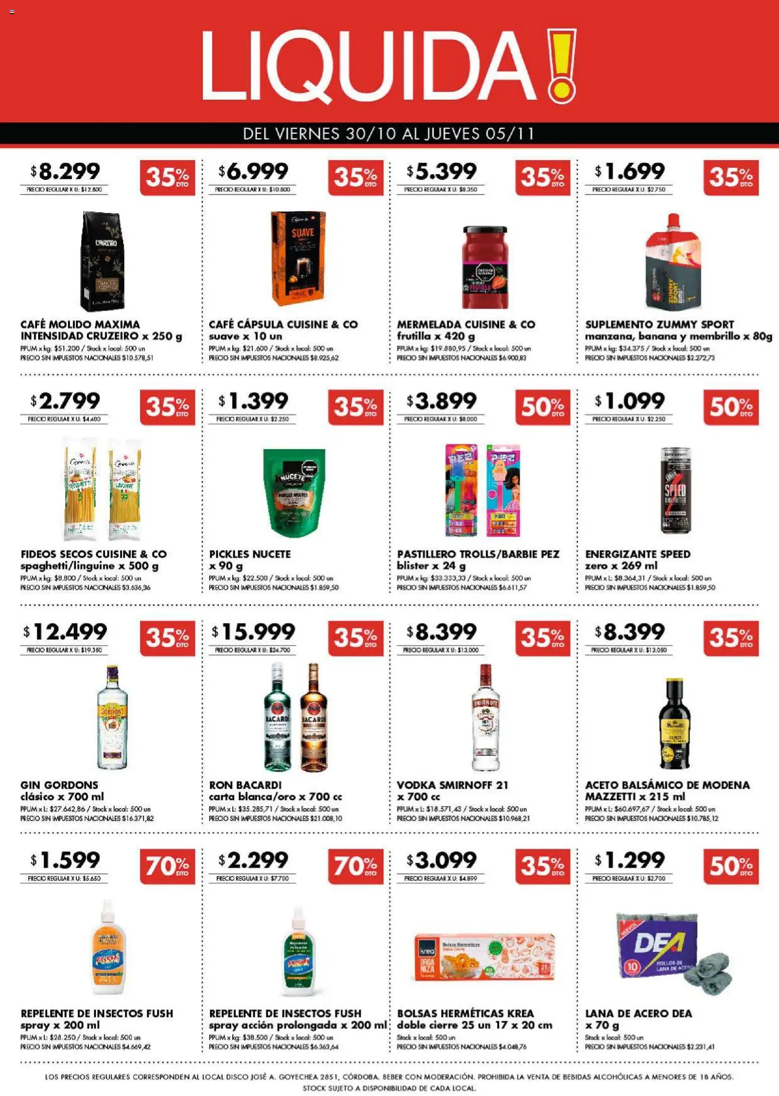 Vista previa del folleto de la tienda Disco válido desde el 30/10/2026 