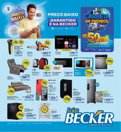 Pré-Visualização do folheto "Lojas Becker ofertas Agosto" da loja Lojas Becker válido a partir de 01/08/2026