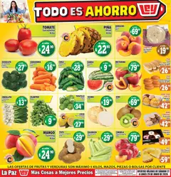 Vista previa las ofertas de la tienda Casa Ley - Casa Ley folleto Las ofertas de frutas y verdunas desde el 27/06/2026 