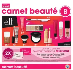 Preview of leaflet Uniprix - Carnet Beauté from shop Uniprix is valid from Jul 09, 2026
