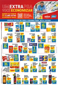 Pré-Visualização do folheto "Extra ofertas de Mercado Semanal" da loja Extra válido a partir de 26/05/2026