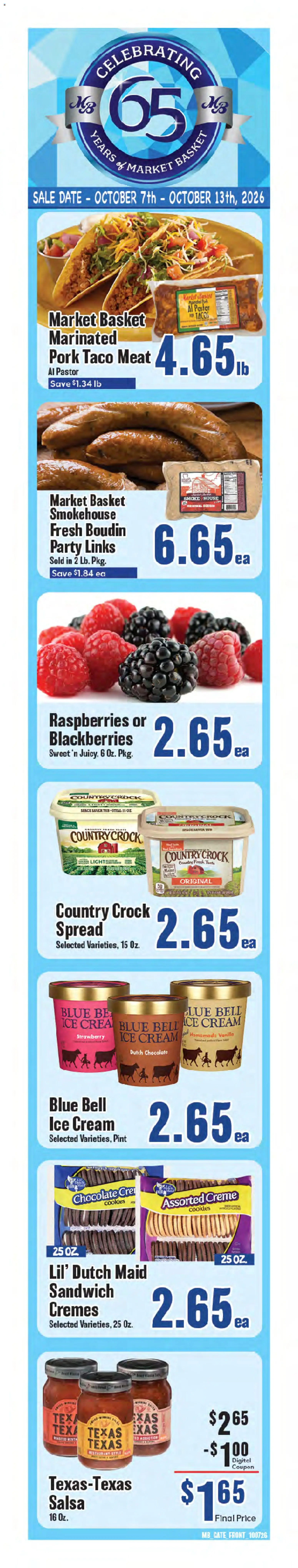 Ad Preview of Market Basket Market Basket Weekly Ad from 10/07/2026
