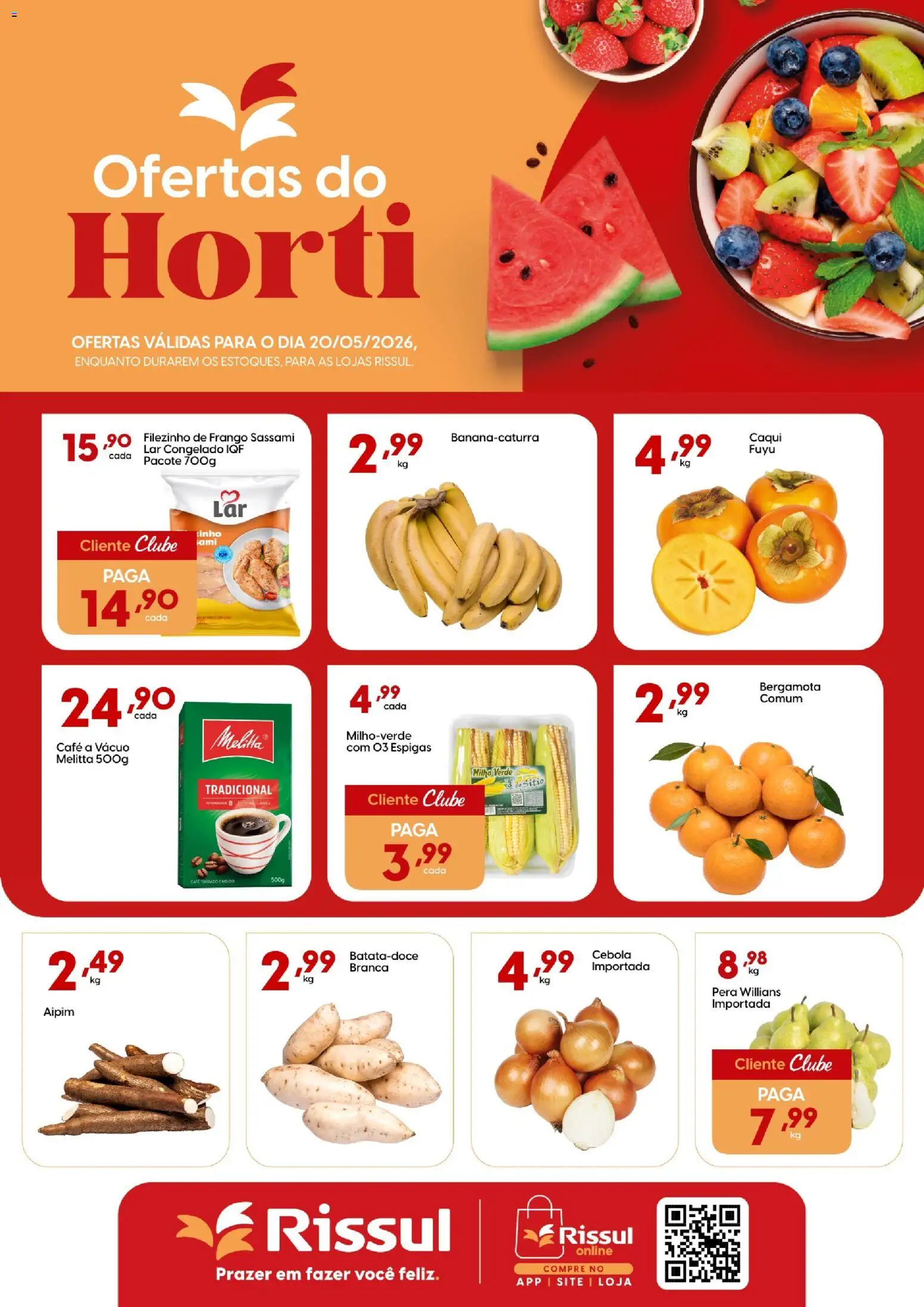 Pré-Visualização do folheto "Rissul ofertas Quarta do Horti" da loja Rissul válido a partir de 20/05/2026