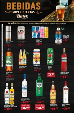 Pré-Visualização do folheto "Bistek Supermercados ofertas Bebidas" da loja Bistek Supermercados válido a partir de 16/10/2026