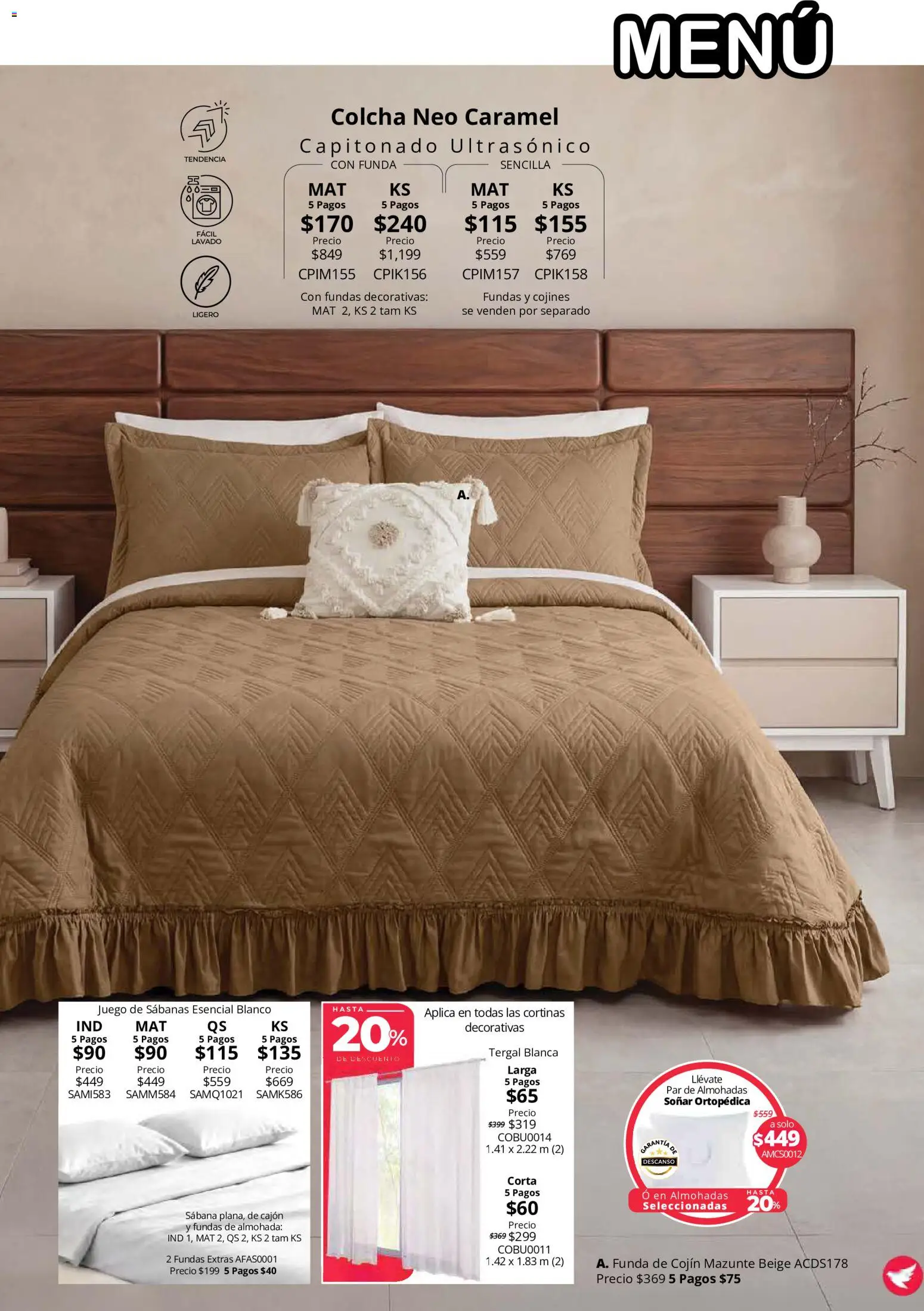 Vista previa las ofertas de la tienda Colchas Concord - Colchas Concord catálogo desde el 15/10/2026 