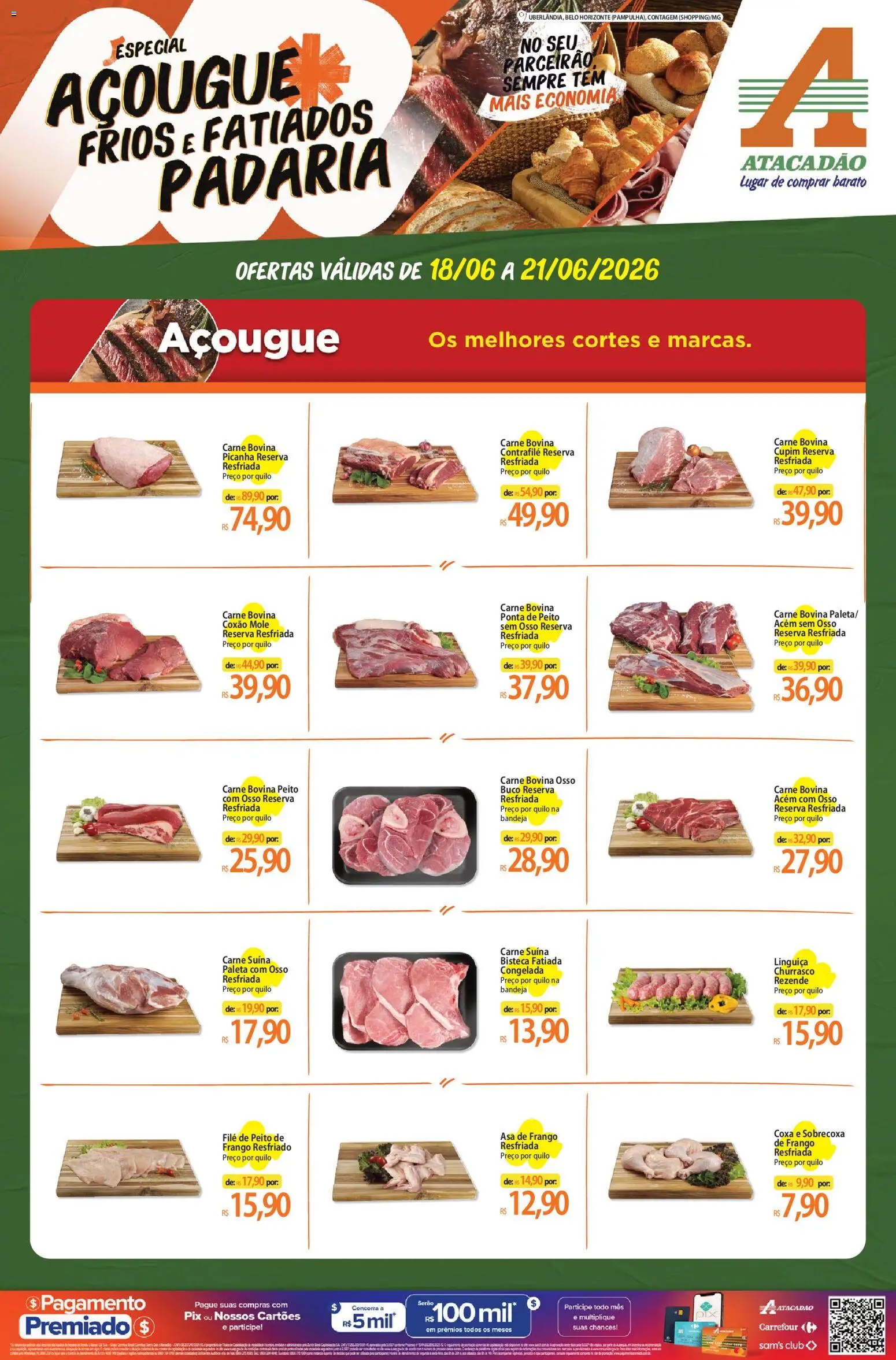Pré-Visualização do folheto "Atacadão ofertas - MG" da loja Atacadão válido a partir de 18/06/2026