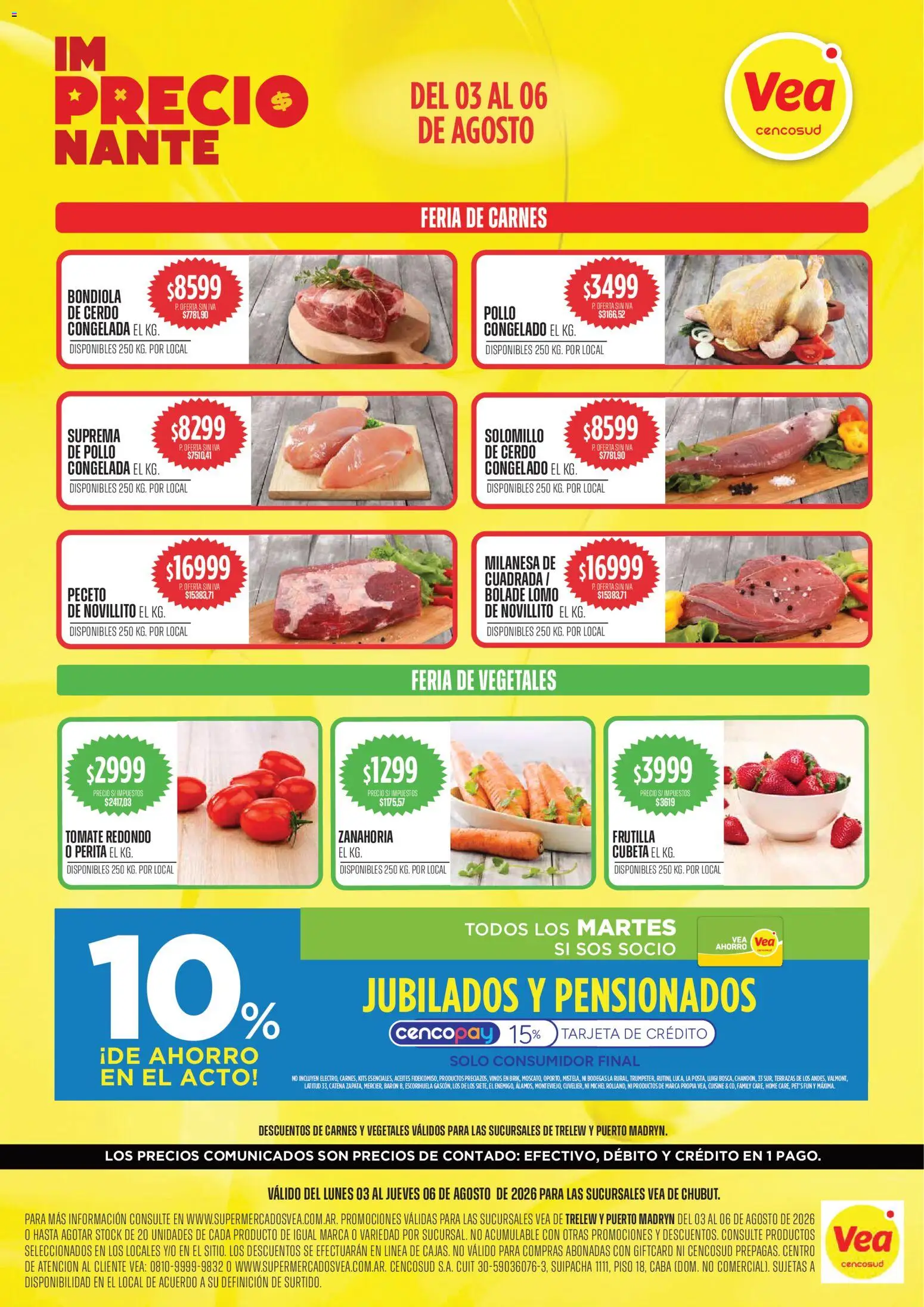 Vista previa del folleto de la tienda Vea válido desde el 03/08/2026 