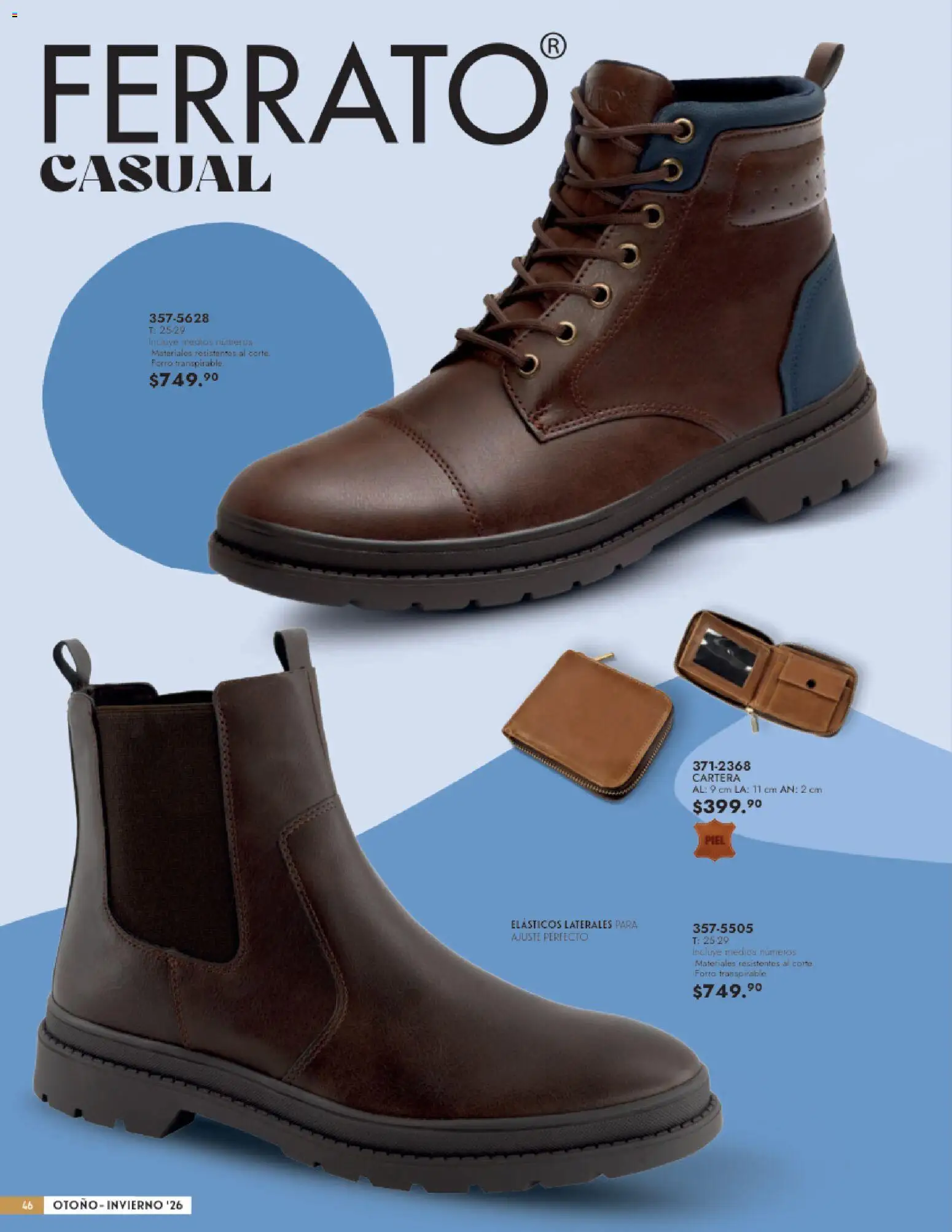 Vista previa las ofertas de la tienda Andrea - Andrea catálogo Calzado Caballero desde el 23/08/2026 