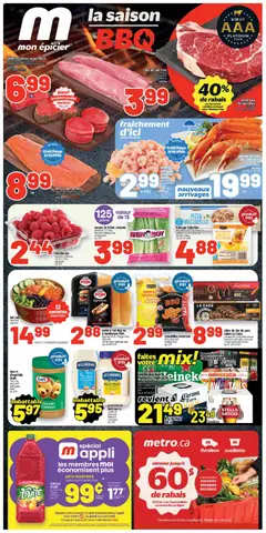 Preview of leaflet Metro circulaire - North York from shop Metro is valid from Apr 23, 2026