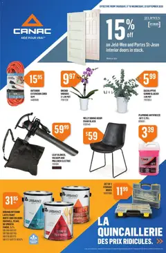 Preview of leaflet Canac weekly flyer from shop Canac is valid from Sep 17, 2026