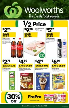 Preview of catalogue Woolworths catalogue QLD from shop Woolworths valid 14/10/2026