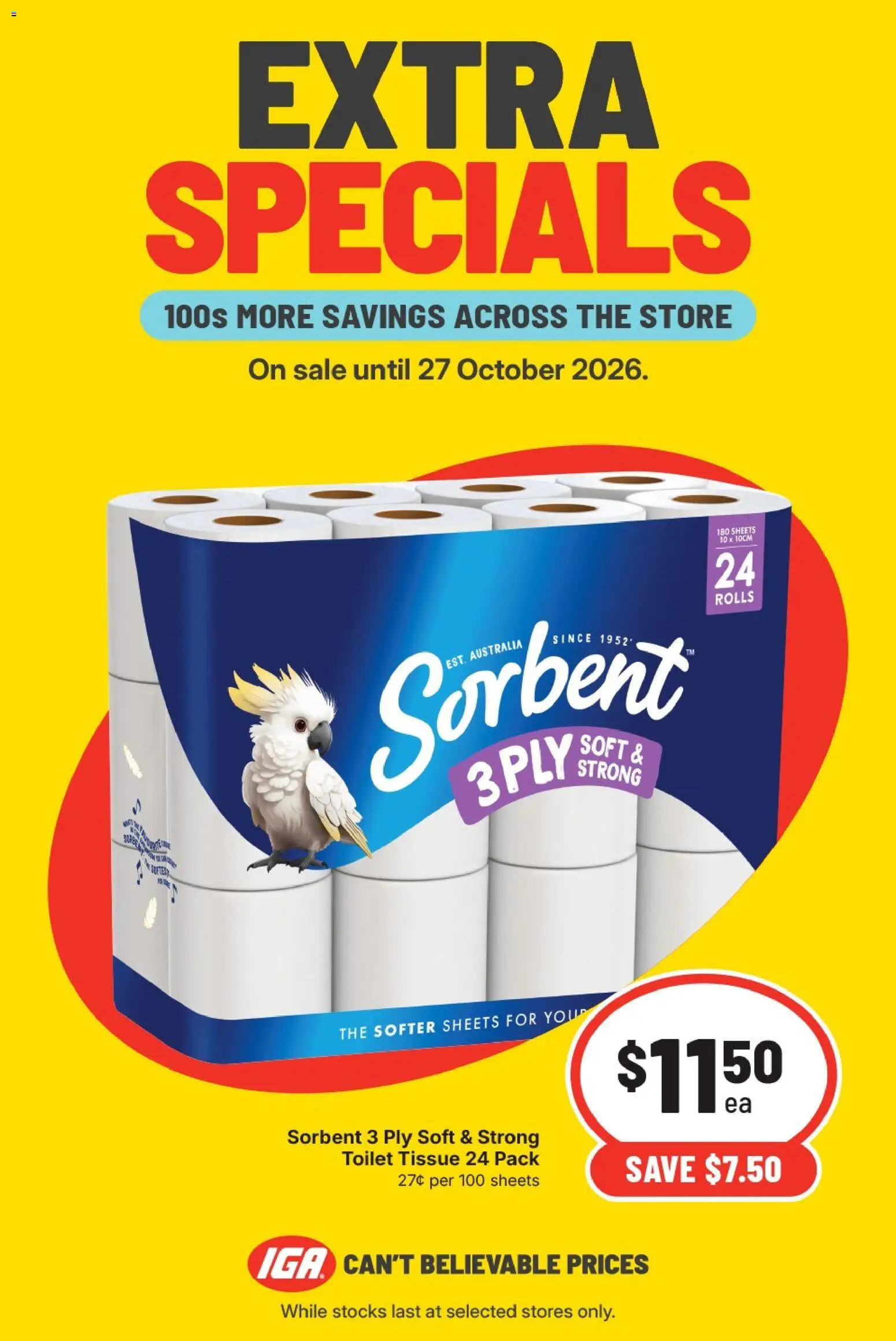 Preview of catalogue IGA Extra Specials NSW from shop IGA valid 21/10/2026