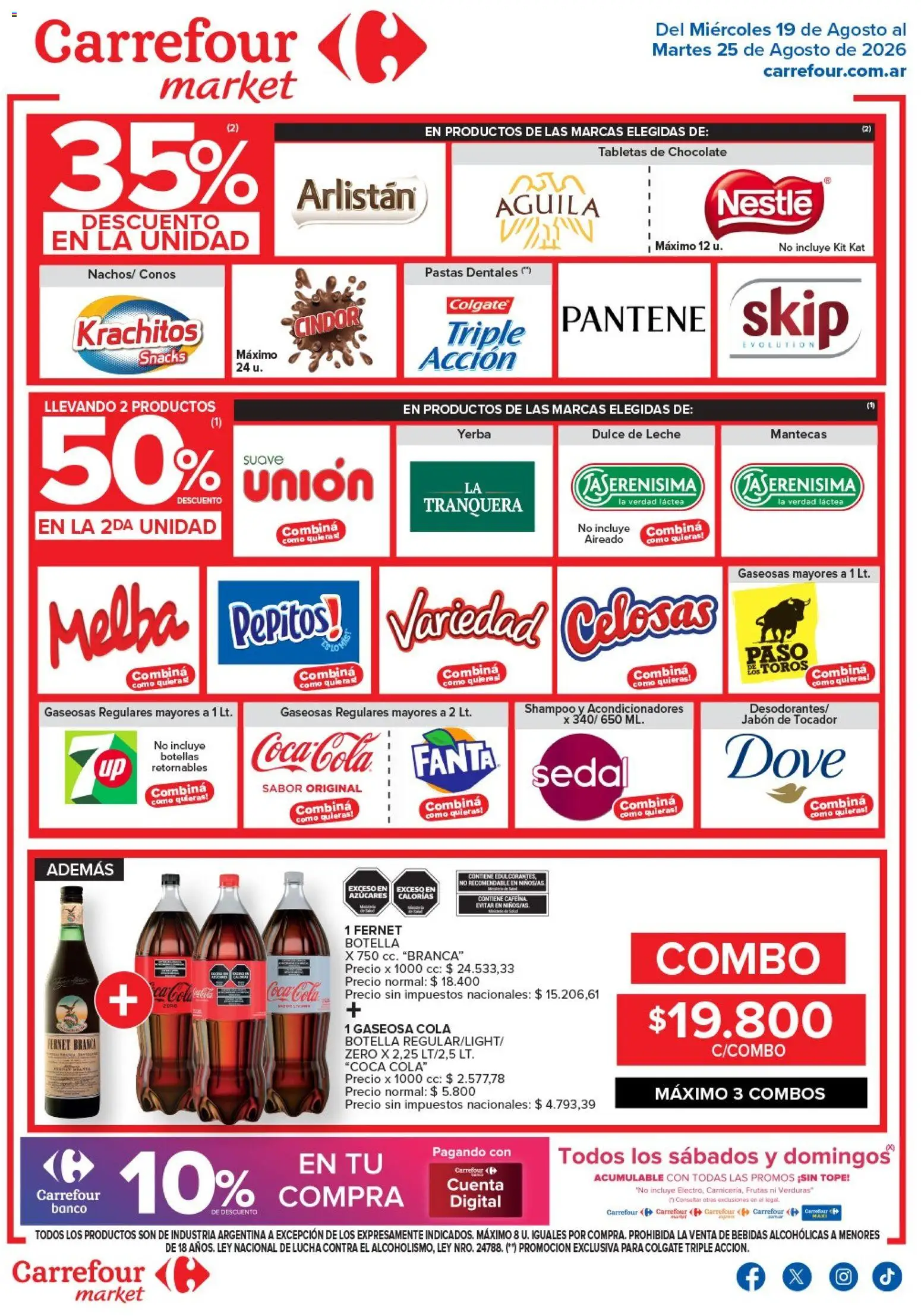 Vista previa del folleto de la tienda Carrefour Market válido desde el 19/08/2026 