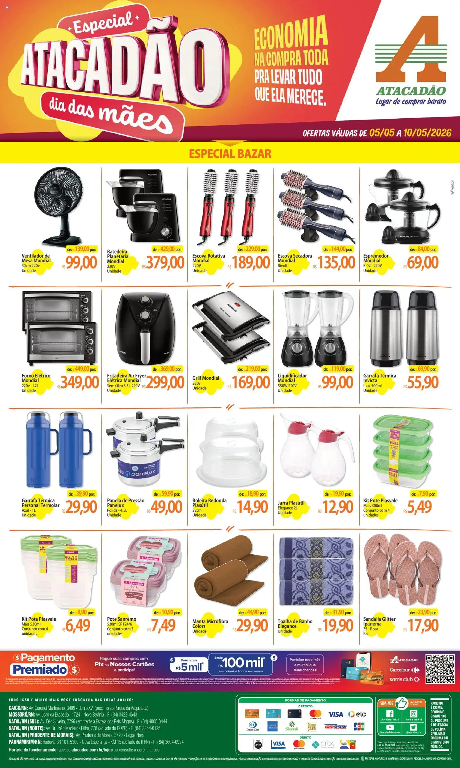 Pré-Visualização do folheto "Atacadão ofertas - RN" da loja Atacadão válido a partir de 05/05/2026