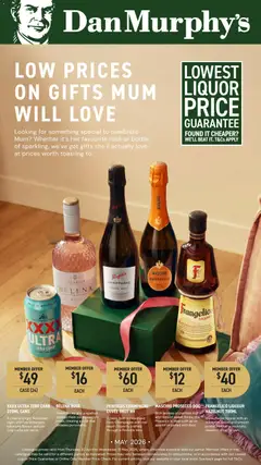 Preview of catalogue Dan Murphy's catalogue from shop Dan Murphy's valid 30/04/2026
