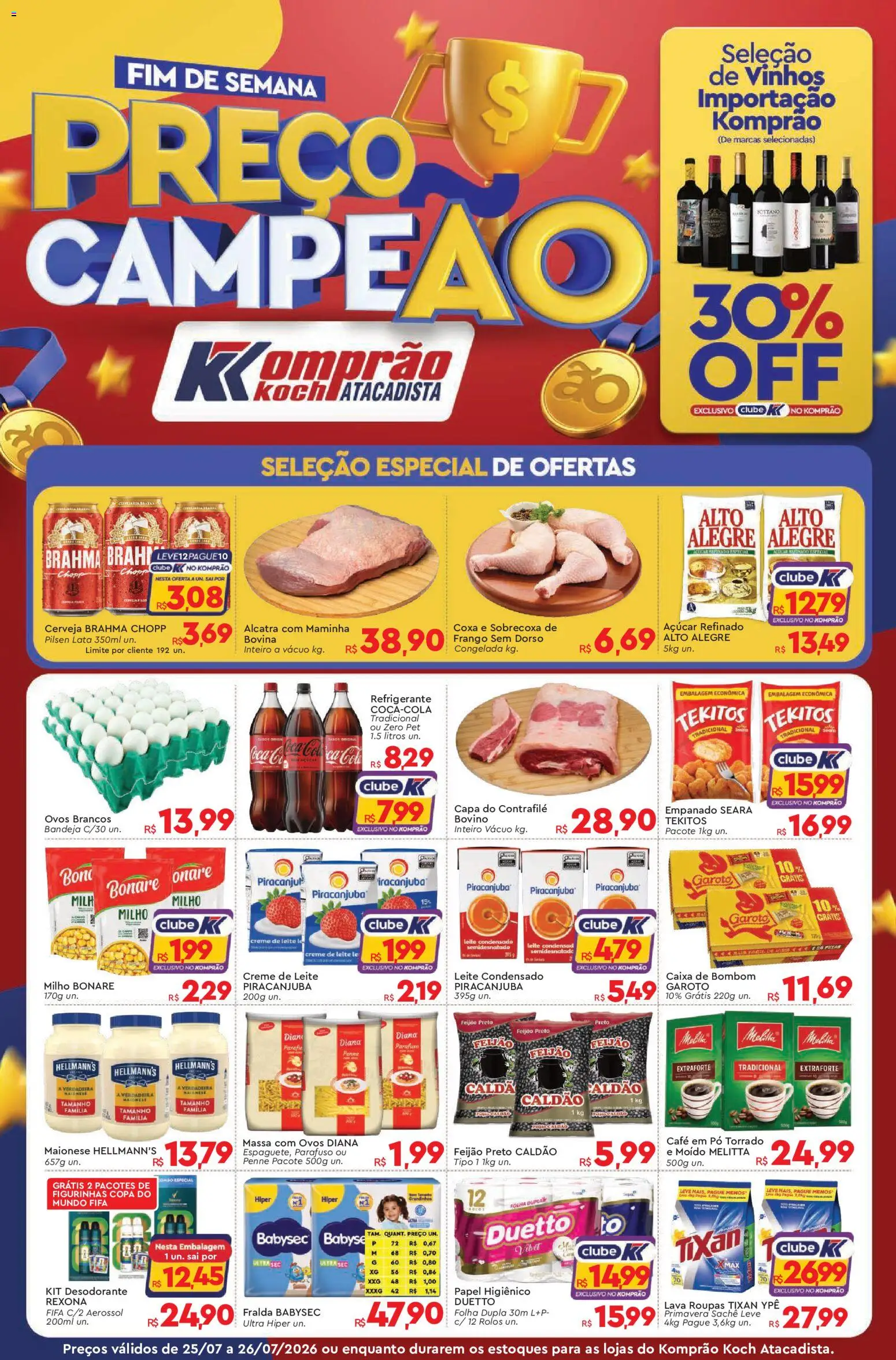 Pré-Visualização do folheto "Komprao Atacadista - Ofertas da semana" da loja Komprao Atacadista válido a partir de 25/07/2026