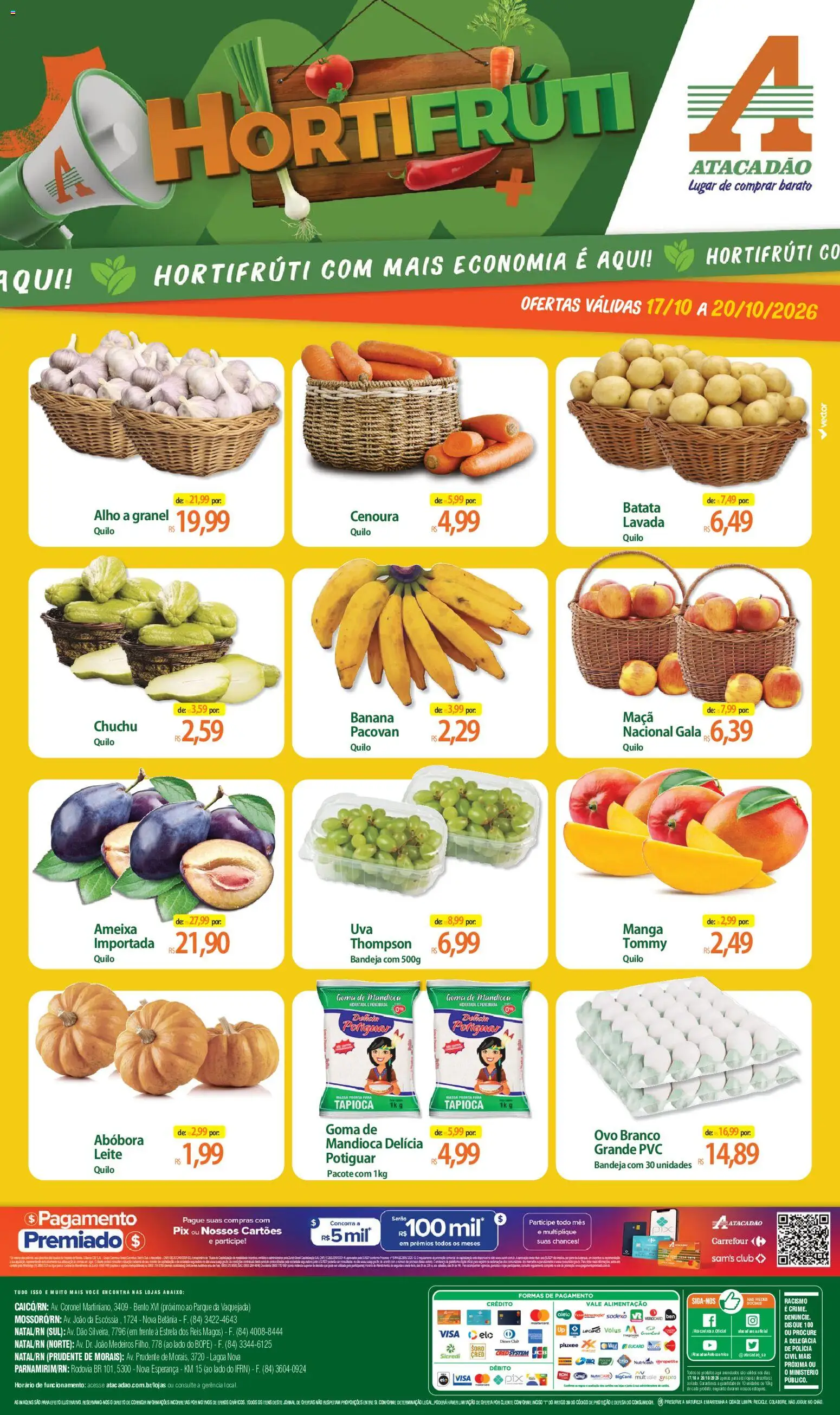 Pré-Visualização do folheto "Atacadão ofertas - RN" da loja Atacadão válido a partir de 17/10/2026