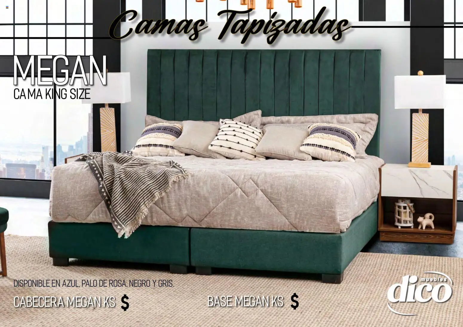 Vista previa las ofertas de la tienda Muebles Dico - Muebles Dico catálogo Camas tapizadas desde el 01/04/2026 