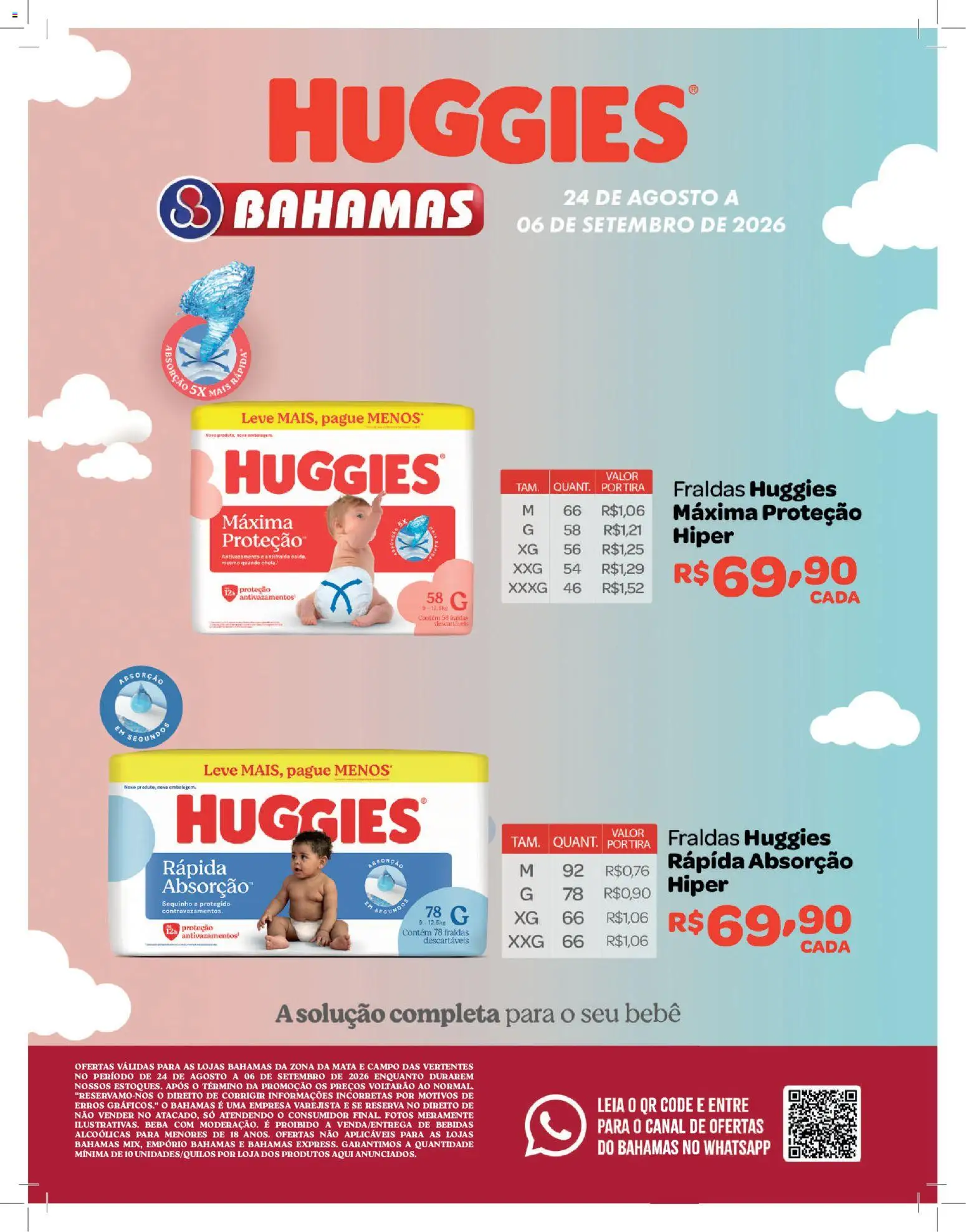 Pré-Visualização do folheto "Bahamas Supermercados ofertas da Quinzena" da loja Bahamas Supermercados válido a partir de 24/08/2026