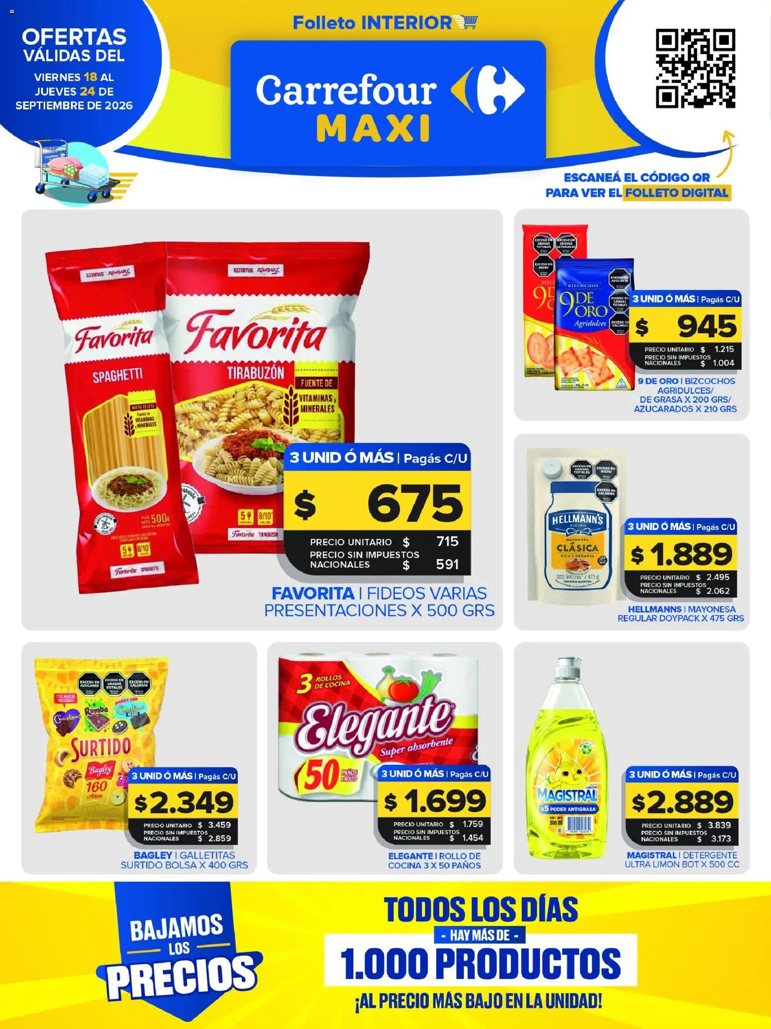 Vista previa del folleto de la tienda Carrefour Maxi válido desde el 18/09/2026 