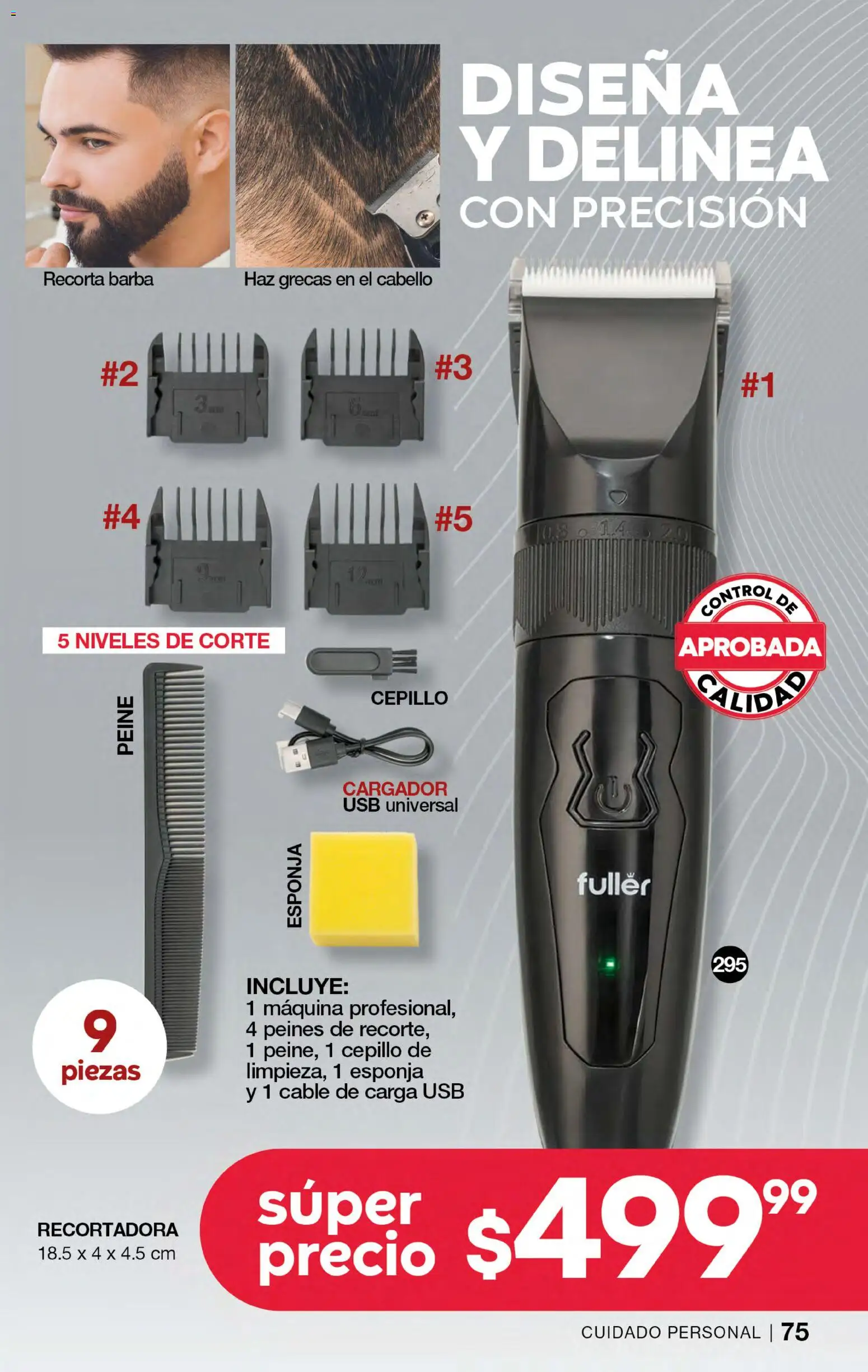 Vista previa las ofertas de la tienda Fuller - Fuller campaña 9 2026 desde el 05/08/2026 - Usb, Esponja, Cable, Cepillo, Cargador, Peine